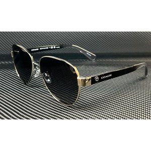 Coach Womens Silver Polarized Sunglasses